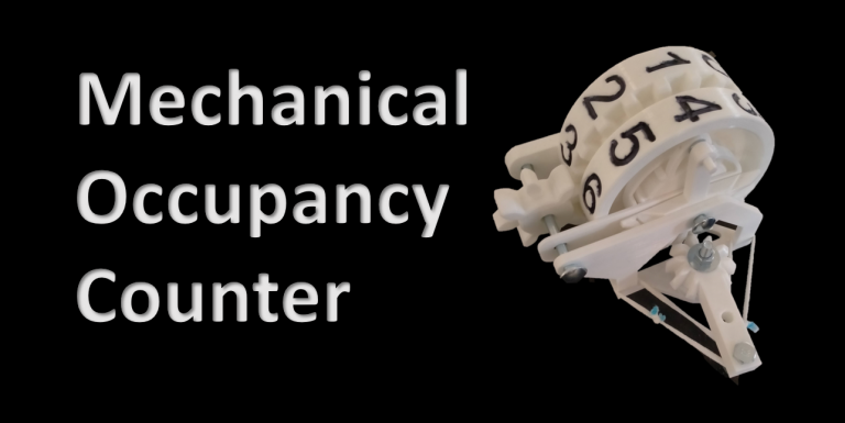 Mechanical occupancy counter – 3D printed