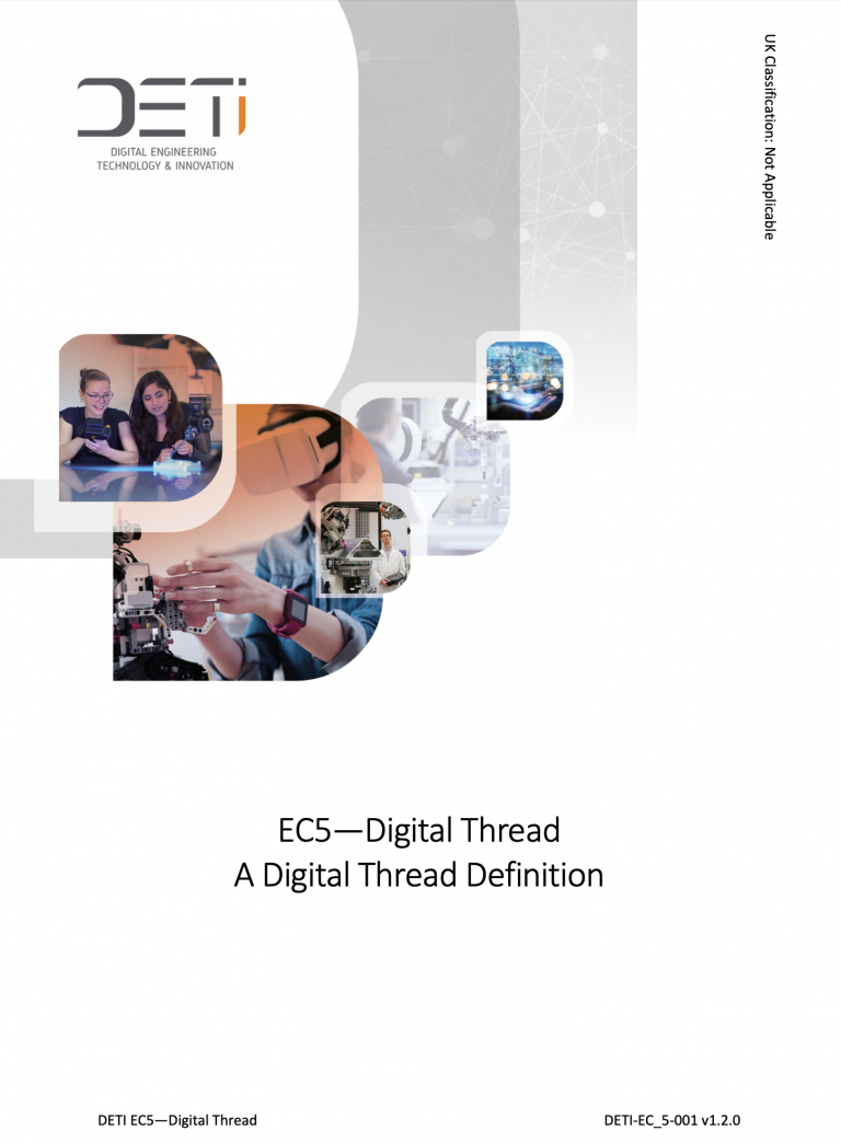 DETI EC5.1 – Digital Thread: Phase One Report Released